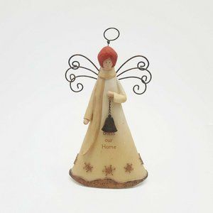 Russ Berrie & Co. Glitter & Gold…”Bless Our Home” Angel